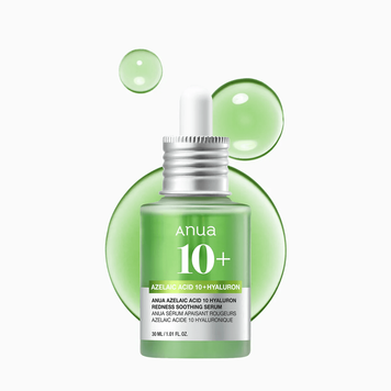 Успокаивающая сыворотка с азелаиновой кислотой ANUA Azelaic Acid 10 Hyaluron Redness Soothing Serum 30мл 4846 фото