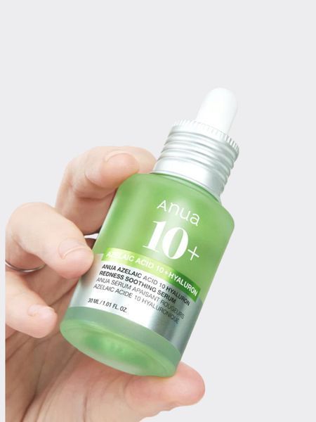 Заспокійлива сироватка із азелаїновою кислотою ANUA Azelaic Acid 10 Hyaluron Redness Soothing Serum 30мл 4846 фото