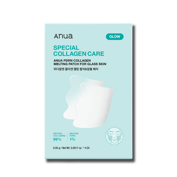 Патчи для лица с расплавным коллагеном и PDRN ANUA PDRN Collagen Melting Patch For Glass Skin 1шт 4860 фото