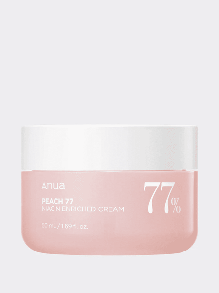 Освітлюючий крем для обличчя з екстрактом персика та ніацинамідом ANUA Peach 77% Niacin Enriched Cream 50 мл 4819 фото