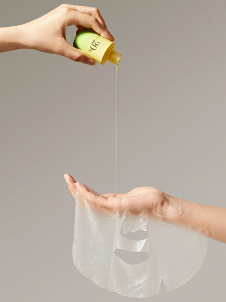 Тканинна маска для обличчя, що освітлює, з цитрусовими екстрактами ANUA Green Lemon Vita C Blemish Serum Mask 4822 фото