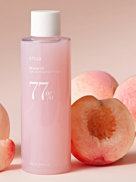 Пом'якшуючий тонер-есенція з екстрактом персика та ніацинамідом ANUA Peach 77% Niacin Essence Toner 250 мл 4825 фото