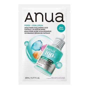 Тканинна маска-сироватка ANUA PDRN Hyaluronic Acid Capsule 100 Serum Mask 23 мл 4881 фото